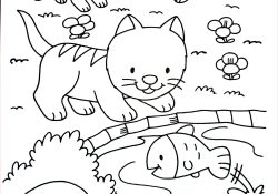 Dessin Coloriage Chat Frais Cute Coloring Page with Kittens Cats Kids Coloring Pages
