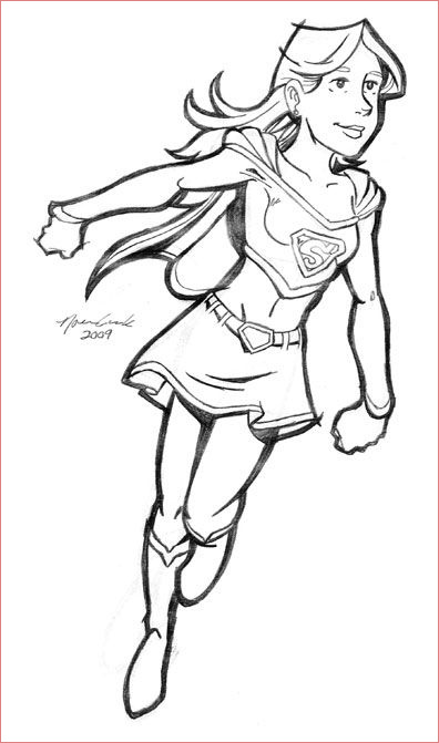 Supergirl Coloriage Élégant Printable Coloring Pages Supergirl Superheroes
