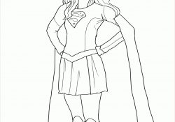 Supergirl Coloriage Élégant Supergirl Kleurplaat Wonderwoman Kleurplaten