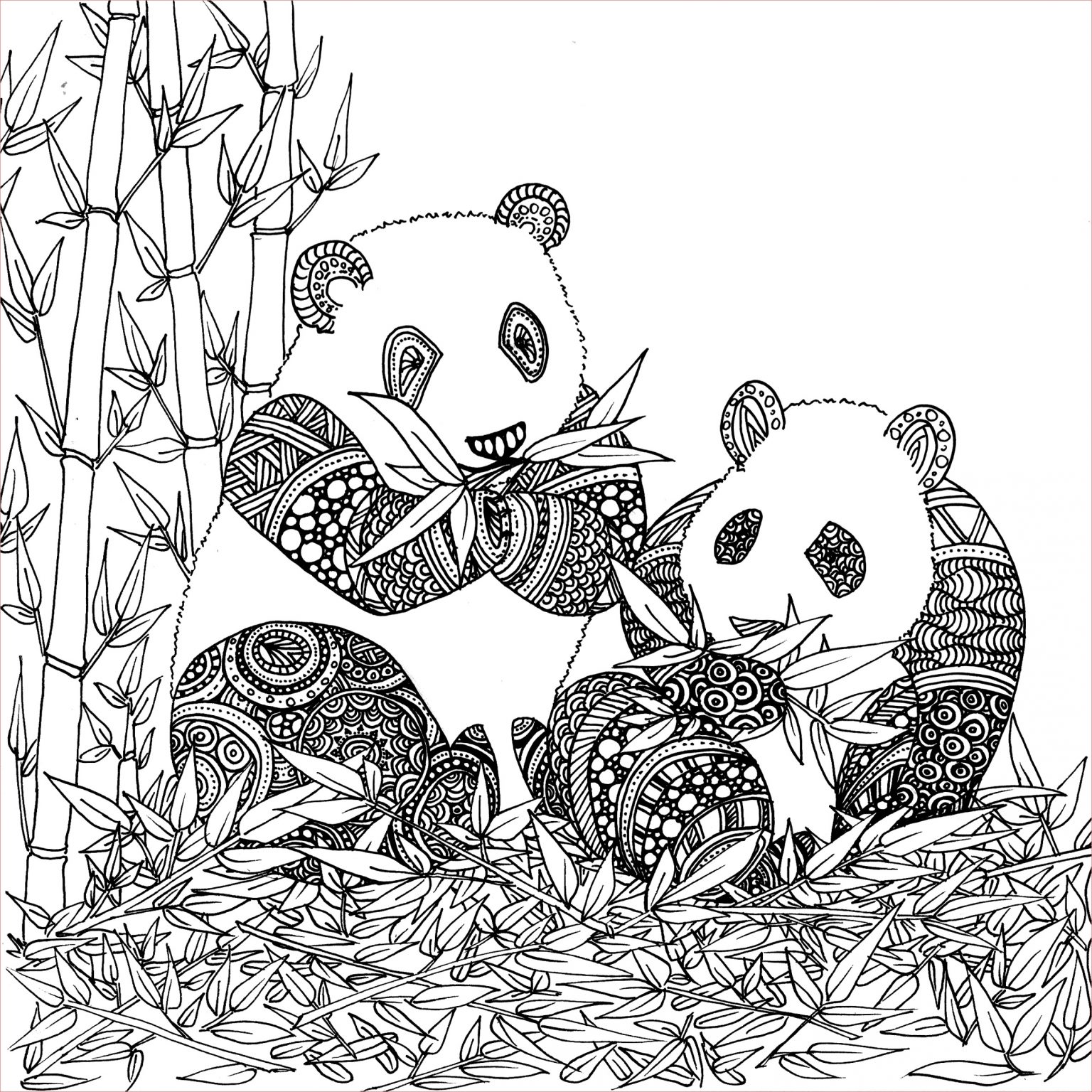 Coloriage Panda À Imprimer Nice Coloriage De Animaux Panda à Imprimer Par Chocobo