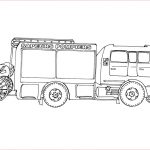 Coloriage Pompier Camion Luxe Coloriage Camion De Pompier Gratuit À Imprimer Arouisse