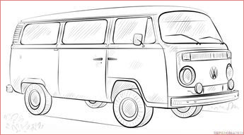 Coloriage Combi Nice How to Draw A Vw Bus Step by Step Drawing Tutorials for