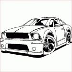 Coloriage Ford Mustang Inspiration Coloriage Ford Mustang Dessin Gratuit à Imprimer