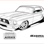 Coloriage Ford Mustang Luxe Mustang Coloring Page