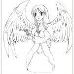 Coloriage Manga Fille Ange Luxe Manga Ange $author$ Celine Archives Just Color