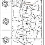 Coloriage Noël Maternelle Frais Gabarit Calendrier De L Avent Puzzle N°2