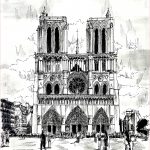 Coloriage Notre Dame De Paris Inspiration Dessin Notre Dame Paris Coloriages Difficiles Pour Adultes