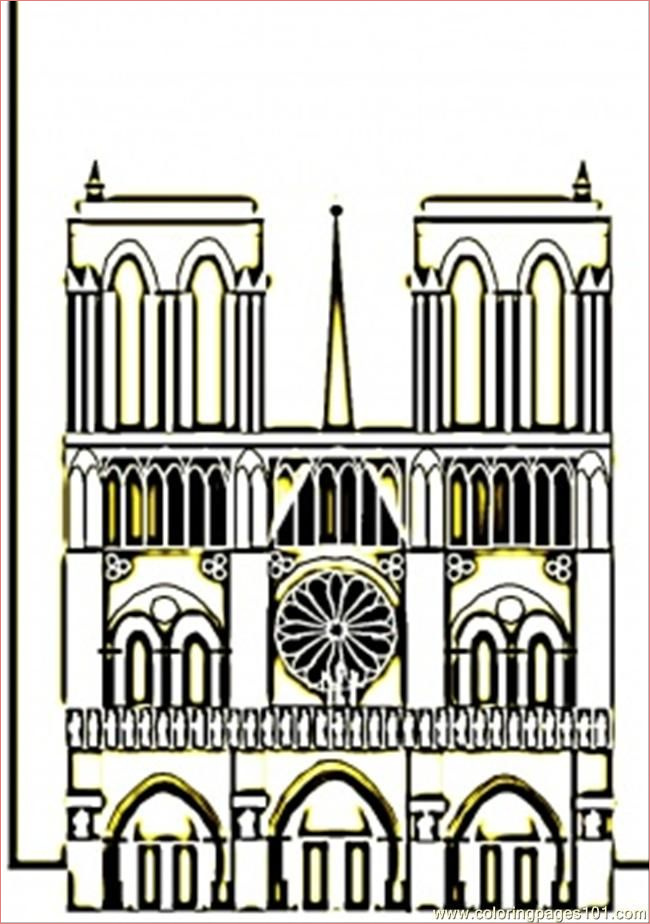 Coloriage Notre Dame De Paris Luxe Free Printable Coloring Image Notre Dame De Paris
