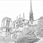 Coloriage Notre Dame De Paris Nice Coloriage Notre Dame De Paris 03 à Imprimer Pour Les