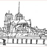 Coloriage Notre Dame De Paris Nice Coloriages Notre Dame De Paris Fr Hellokids