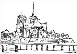 Coloriage Notre Dame De Paris Nice Coloriages Notre Dame De Paris Fr Hellokids