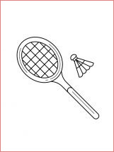 Coloriage Badminton Frais Coloriages Badminton Gratuits à Imprimer Pour Les Enfants