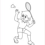 Coloriage Badminton Génial Coloriages Badminton Gratuits à Imprimer Pour Les Enfants