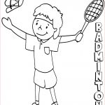 Coloriage Badminton Inspiration Badminton Coloring Pages