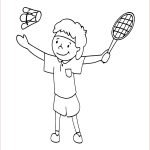 Coloriage Badminton Nice Coloriages Badminton Gratuits à Imprimer Pour Les Enfants
