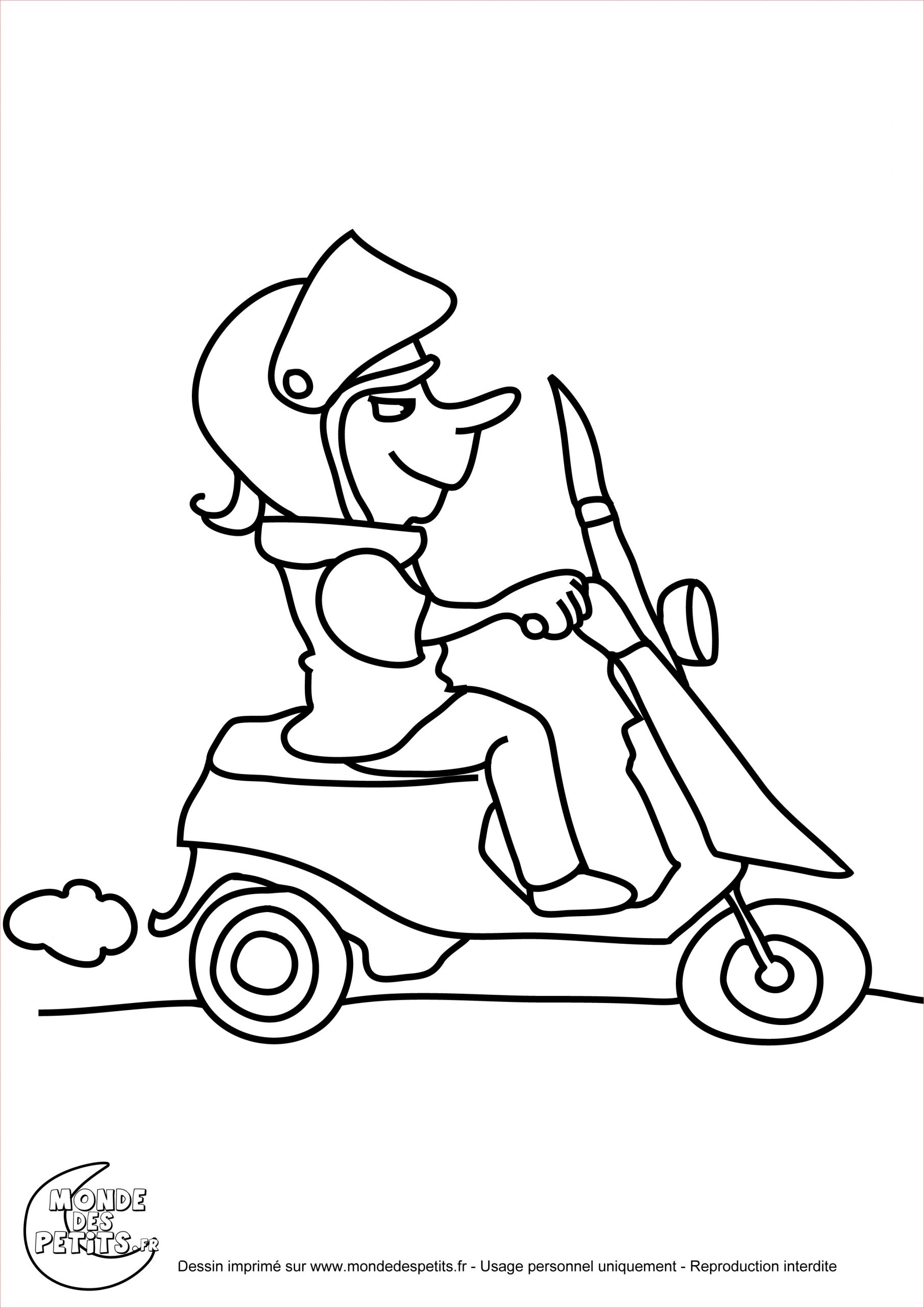 Coloriage Scooter Luxe 15 Coloriage Scooter Des Mers