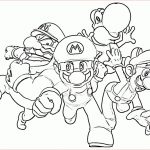Super Mario Coloriage Luxe Super Mario Brothers Characters Coloring Home