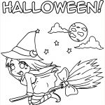 Coloriage A Imprimer Halloween Sorciere Meilleur De Coloriage Sorcière Manga Pour Halloween à Imprimer