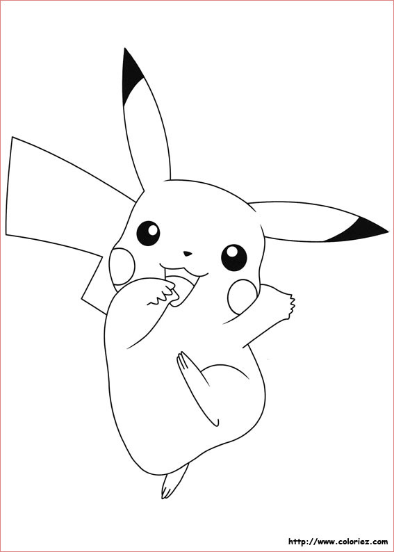 Coloriage À Imprimer Pokemon Pikachu Inspiration Coloriage Pikachu