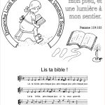 Coloriage Biblique Unique Livret De Versets Pour Les Enfants
