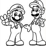 Coloriage De Mario Et Luigi Nice Coloriage Mario Coloriage Mario Et Luigi à Imprimer