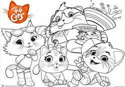 Coloriage Enchantimals Chat Luxe Print Buffycats 44 Cats Coloring Pages