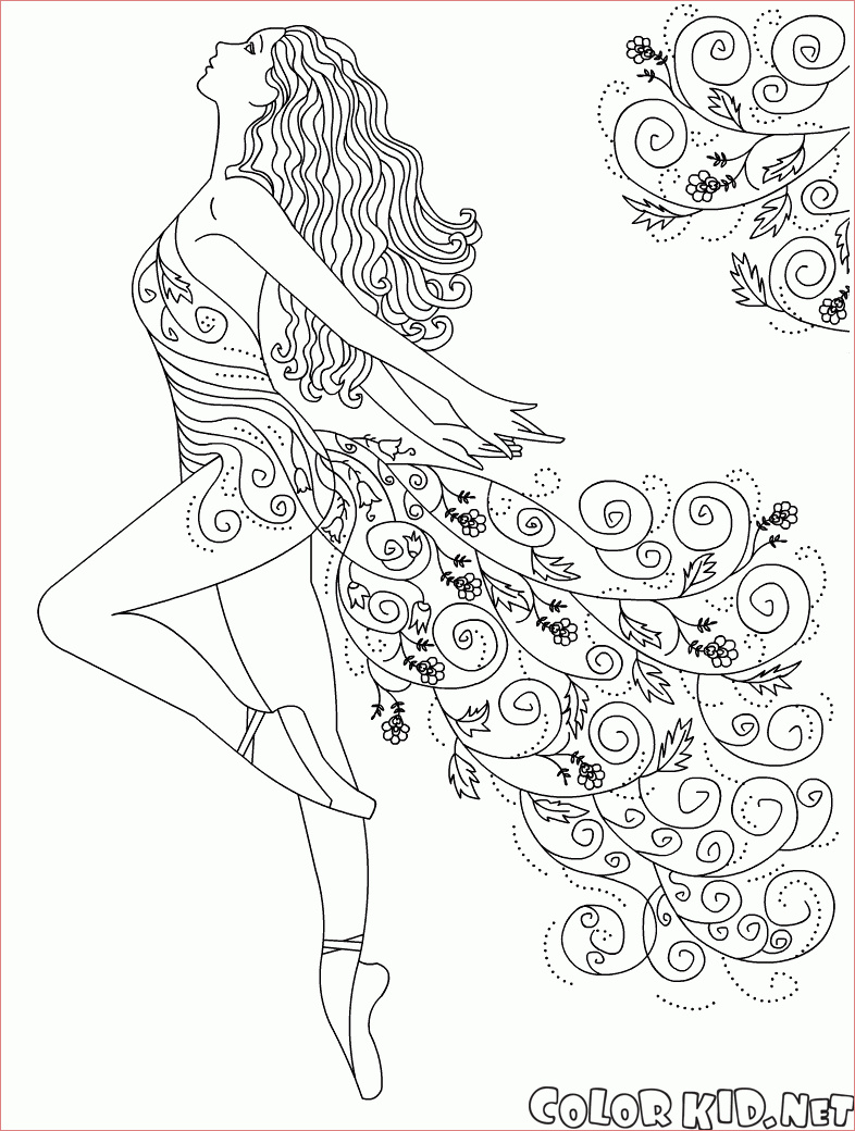 coloriages ballerines