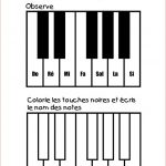 Piano Coloriage Nice Coloriage Piano Avec Images