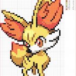 Coloriage A Imprimer De Pokémon Élégant Fennekin Pattern By Pansymanic On Deviantart Pixel Art Templ