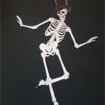 Coloriage à Imprimer Halloween Squelette Élégant The Dancing Skeletondiy Jointed Paper Skeleton Doll By Luc