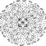 Coloriage D'automne Nouveau Coloriage Mandala Feuille D Automne à Imprimer Sur