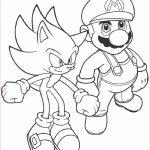 Coloriage De Mario Et Sonic Élégant Coloriage Sonic Coloriage Gratuit à Imprimer Mario Et Sonic