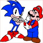 Coloriage De Mario Et Sonic Inspiration Coloriage Sonic Et Mario A Imprimer