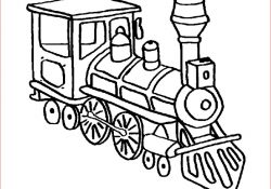Coloriage Locomotive Frais Joli Petit Train à Colorier