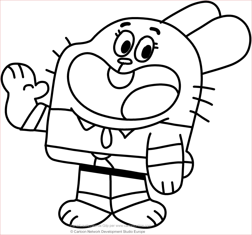 Gumball Coloriage Unique Amazing World Gumball Coloring Pages to Print Printable