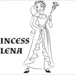 Coloriage Elena D'avalor Génial Coloriage Elena D Avalor Princesse Disney