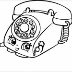 Coloriage Telephone Frais Coloriage Shopkins Téléphone à Imprimer Gratuit