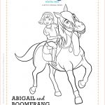 Coloriage Cheval Spirit Nouveau Spirit Riding Free Abigail And Boomerang Printable With