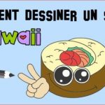 Coloriage Kawaii Sushi Génial Ment Dessiner Un Sushi Kawaii
