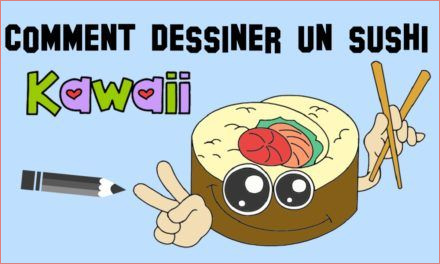 Coloriage Kawaii Sushi Génial Ment Dessiner Un Sushi Kawaii