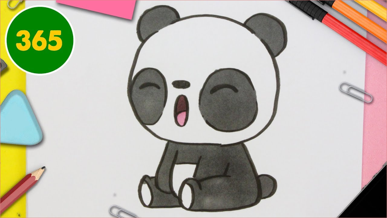 Coloriage Panda Kawaii Nouveau Ment Dessiner Panda Kawaii Étape Par Étape – Dessins
