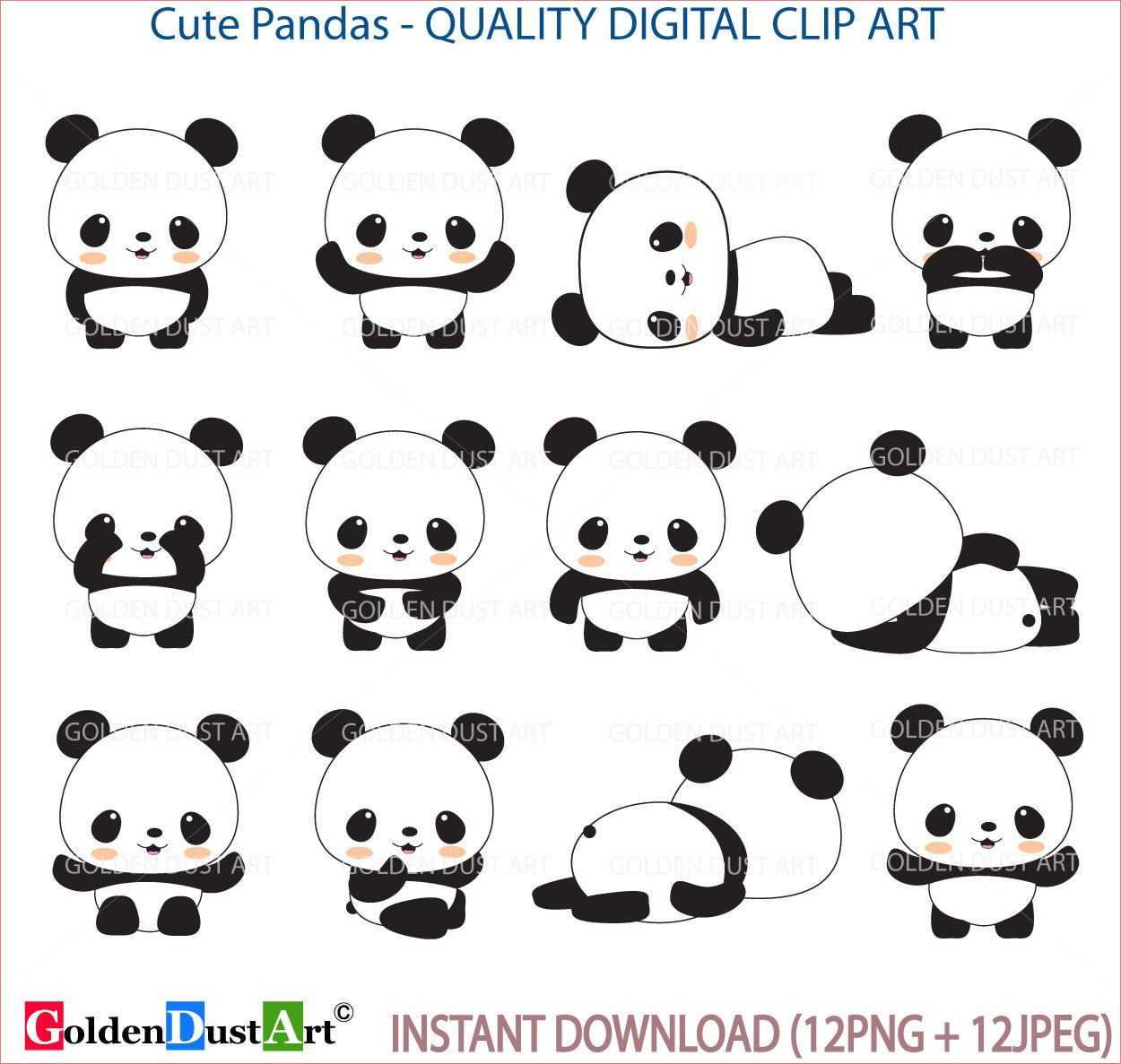 Coloriage Panda Kawaii Nouveau Panda Clip Art Panda Clip Art Panda Clipart Cute Panda