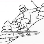 Coloriage Skieur Élégant Coloriage De Skieur 13 Best Skiing Pinterest