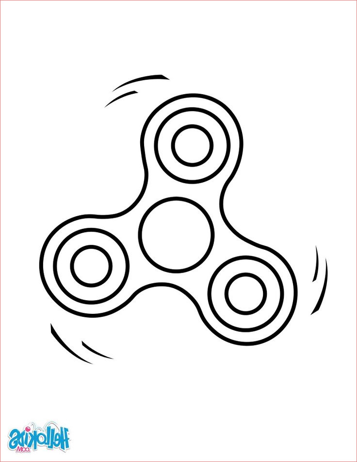 Hand Spinner Coloriage Nouveau 13 Agréable Hand Spinner Coloriage Stock En 2020