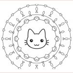 Coloriage Mandala Animaux Chat Nice 9 Cat Coloring Pages Jpg Ai Illustrator Download