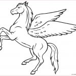 Coloriage Pégase Luxe Pegasus Coloring Pages Kidsuki