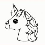 Coloriage Licorne Kawai Inspiration Coloriage De Licorne Kawaii How To Draw A Cute Unicorn