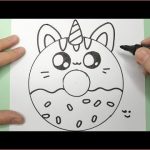 Coloriage De Chat Kawaii Nice Videotuto Ment Dessiner Et Colorier Un Donut Chat