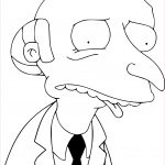 Coloriage De Simpson Meilleur De Coloriage Simpson Mr Burns à Imprimer