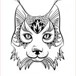 Coloriage De Chat Mandala Nice Dessin Chat Mandala Élégant S Coloriage Animaux Lynx